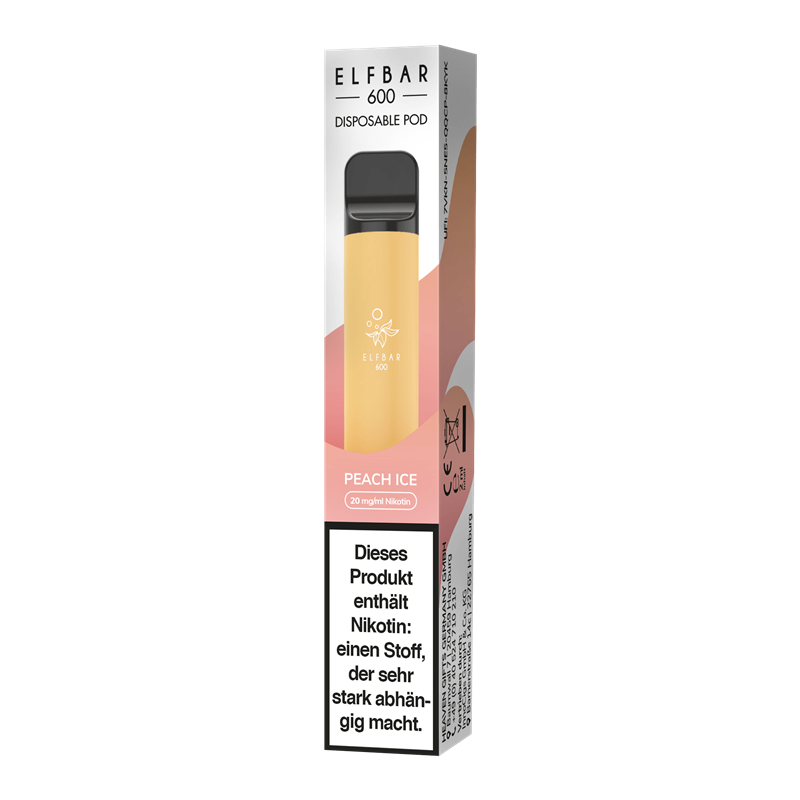 ELF Bar 600 CP Peach ICE - Einweg E-Zigarette 