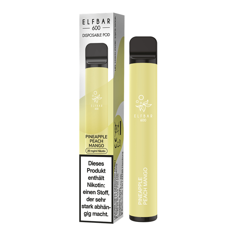 ELF Bar 600 CP Pineapple Peach Mango - Einweg E-Zigarette