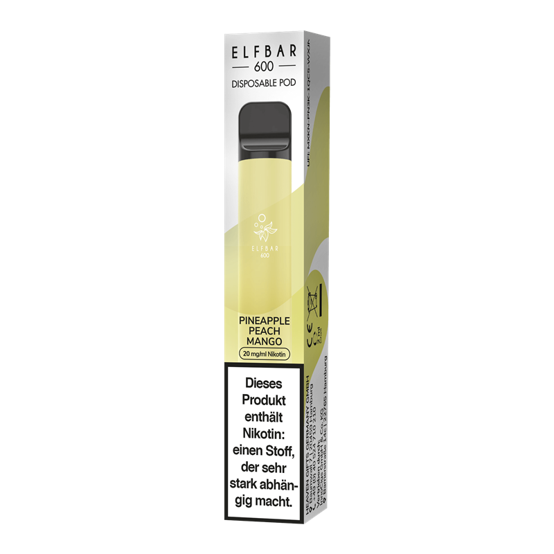 ELF Bar 600 CP Pineapple Peach Mango - Einweg E-Zigarette 
