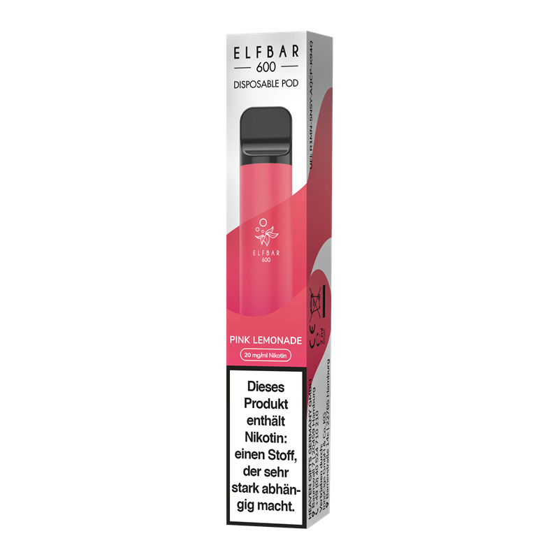 ELF Bar 600 Pink Lemonade - Einweg E-Zigarette - 20 mg / ml 