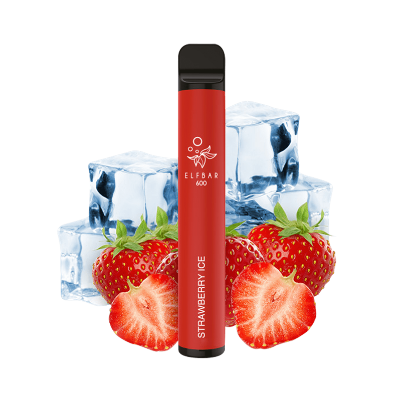 ELF Bar 600 Strawberry ICE - Einweg E-Zigarette - 20 mg / ml 