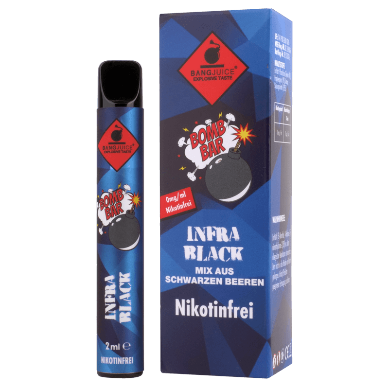 Bang Juice Bomb Bar - InfraBlack - Einweg E-Zigarette