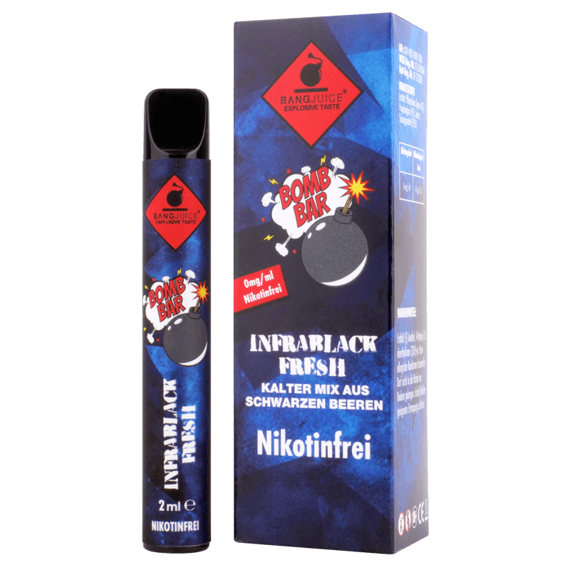 Bang Juice Bomb Bar - InfraBlack Fresh - Einweg E-Zigarette