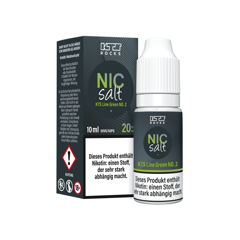 KTS Green Line - No. 2 - 10 ml Nikotinsalz