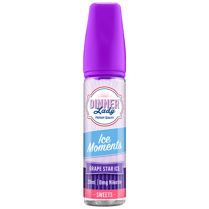 Dinner Lady Aroma - Ice Moments - Grape Star ICE - 20 ml Longfill
