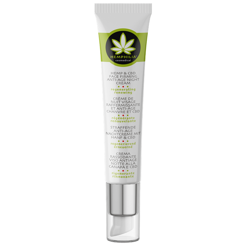 Hemphilia HEMP and CBD face firming anti-age night cream - 45 ml