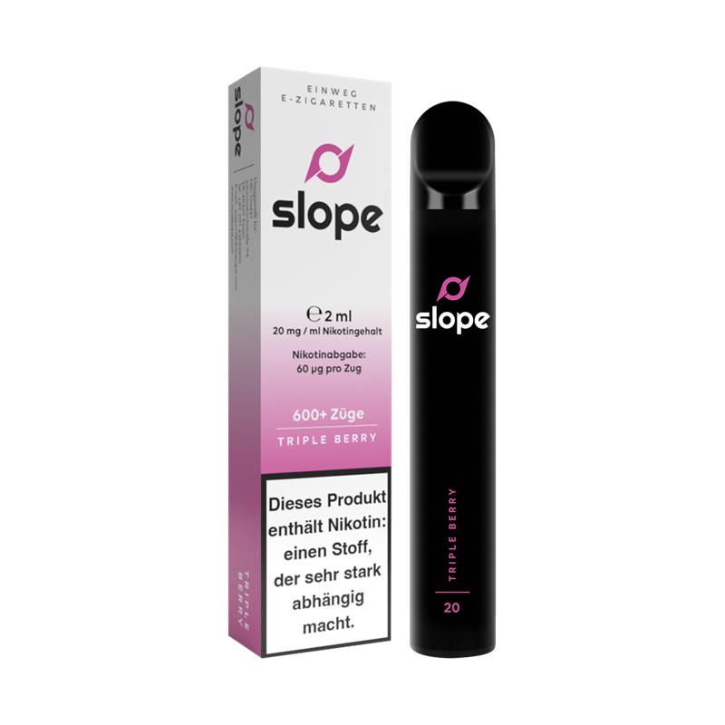 Slope Bar - Triple Berry - Einweg E-Zigarette - 20 mg / ml