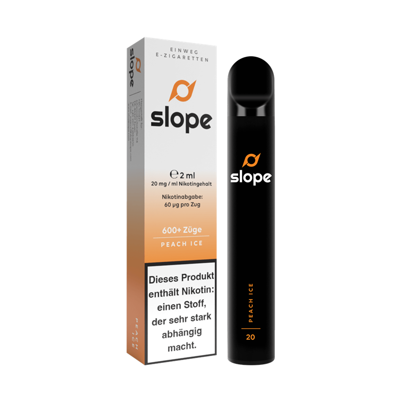Slope Bar - Peach Ice - Einweg E-Zigarette - 20 mg / ml