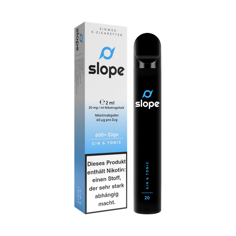 Slope Bar - Gin Tonic - Einweg E-Zigarette - 20 mg / ml