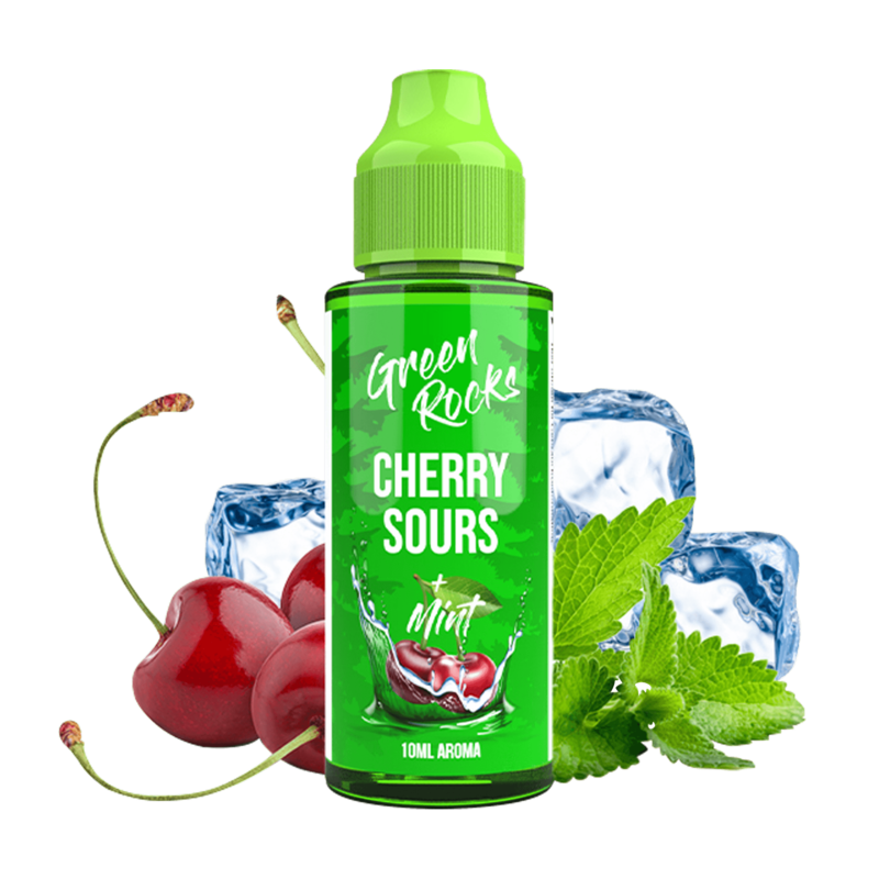 Drip Hacks Aroma Green Rocks - Cherry Sours - 10 ml Longfill 