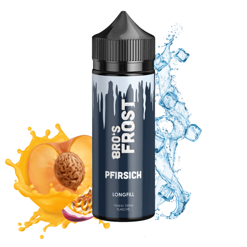 The Bros Aroma - Bro's Frost Pfirsich - 10 ml Longfill