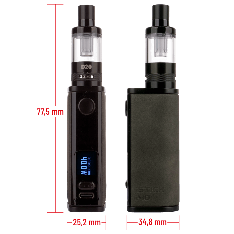 Eleaf iStick i40 + GTL D20 Tank Kit - E-Zigarette - 2600 mAh - 3 ml 