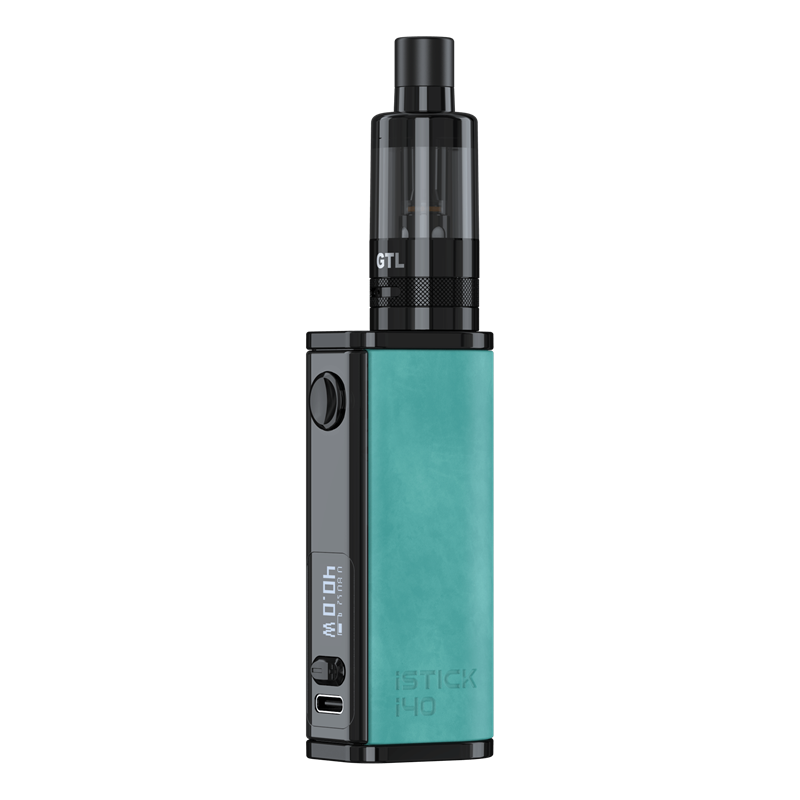 BA-Ware Eleaf iStick i40 + GTL D20 Tank Kit - E-Zi - 2600 mAh - 3 ml Col_Eleaf cyan