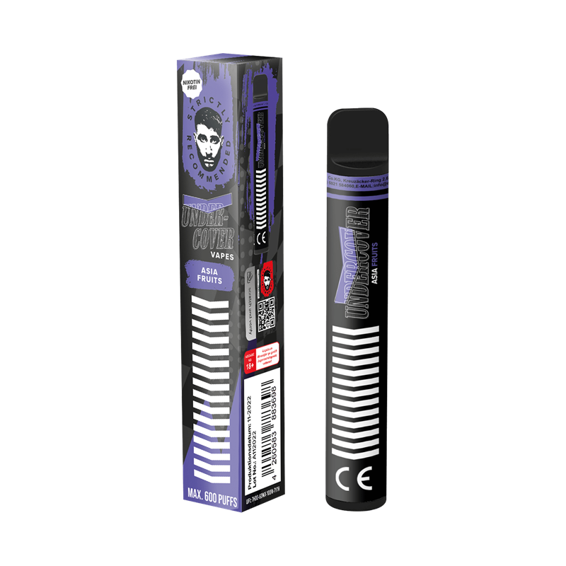 Undercover Vapes - Asia Fruits - Einweg E-Zigarette