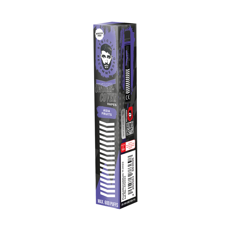 Undercover Vapes - Asia Fruits - Einweg E-Zigarette 