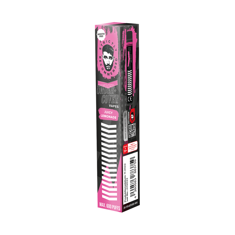 Undercover Vapes - Juicy Lemonade - Einweg E-Zigarette 