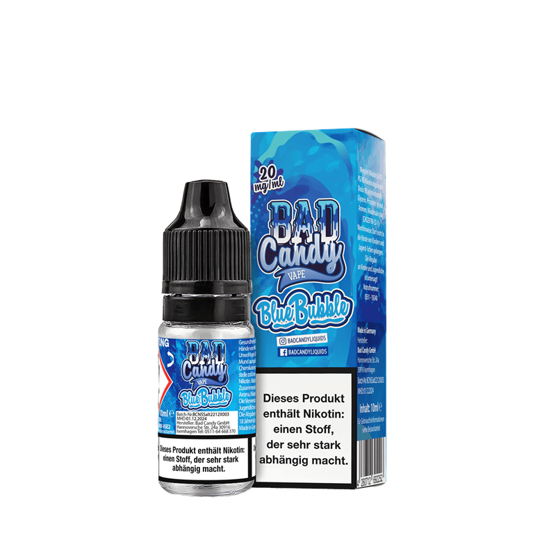 Bad Candy E-Liquid - Blue Bubble - 10 ml Nikotinsalz
