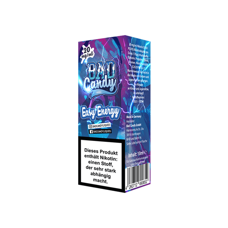 Bad Candy E-Liquid - Easy Energy - 10 ml Nikotinsalz