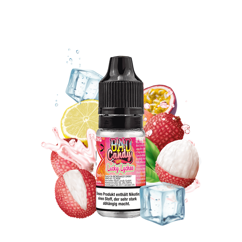 Bad Candy E-Liquid - Lucky Lychee - 10 ml Nikotinsalz