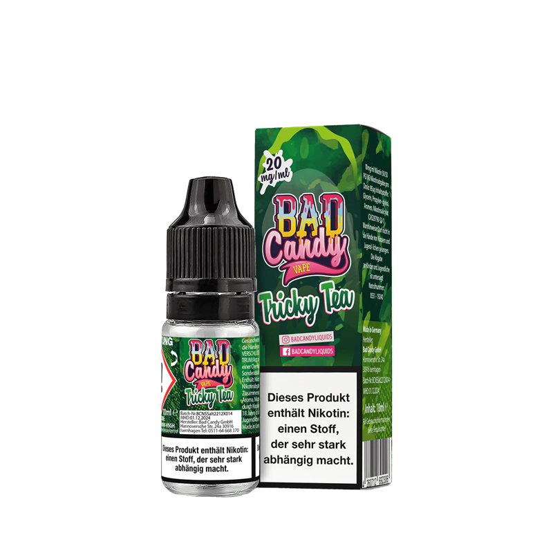 Bad Candy E-Liquid - Tricky Tea - 10 ml Nikotinsalz