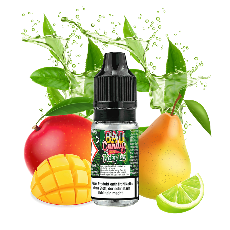 Bad Candy E-Liquid - Tricky Tea - 10 ml Nikotinsalz
