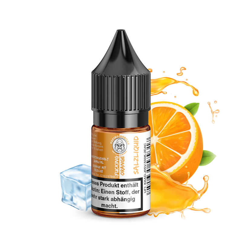 Vaping Gorilla E-Liquid - Fucking Orange - 10 ml Nikotinsalz