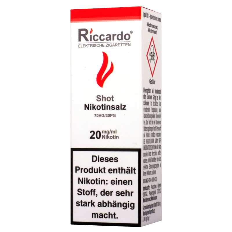 Riccardo® Nikotinsalz-Shot - 10 ml 