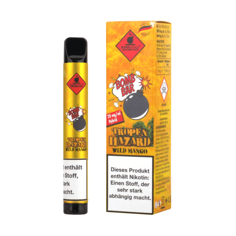 Bang Juice Bomb Bar - Tropenhazard Wild Mango - Einweg E-Zigarette 