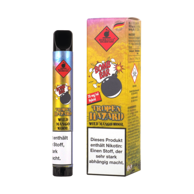 Bang Juice Bomb Bar - Tropenhazard Wild Mango Kool - Einweg E-Zigarette 