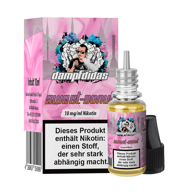 Dampfdidas E-Liquid - Sweet Donut - 10 ml Nikotinsalz