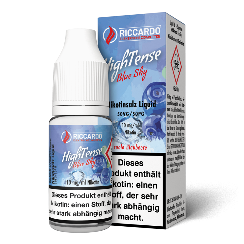 Riccardo HighTense - Blue Sky - 10 ml Nikotinsalz Liquid 