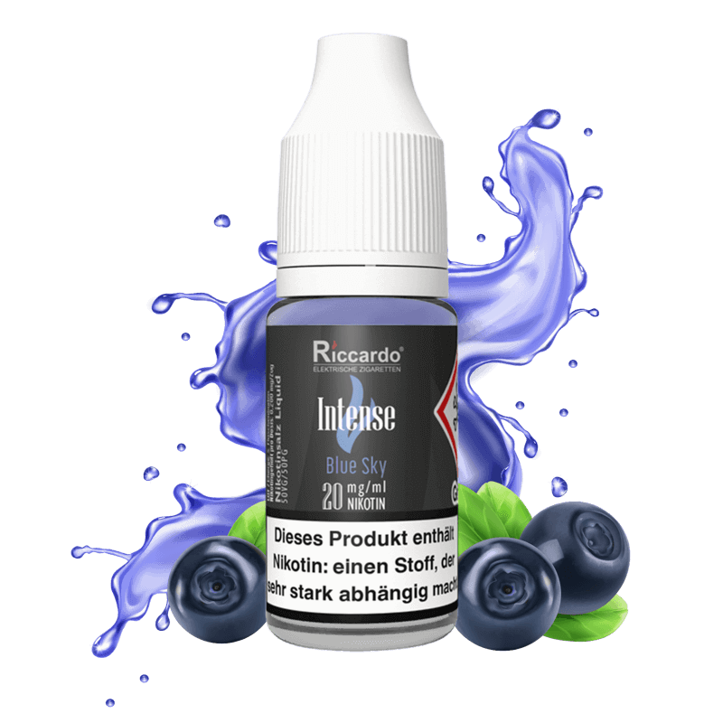 Riccardo Intense E-Liquid - Blue Sky - 10 ml Nikotinsalz 