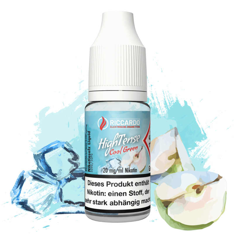 Riccardo HighTense - Cool Green - 10 ml Nikotinsalz Liquid