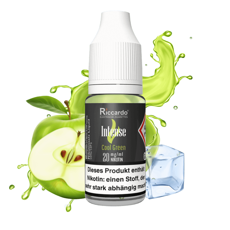 Riccardo Intense E-Liquid - Cool Green - 10 ml Nikotinsalz 