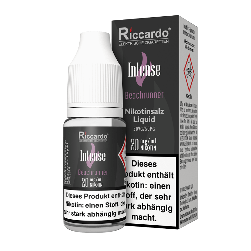 Riccardo Intense E-Liquid - Beachrunner - 10 ml Nikotinsalz 
