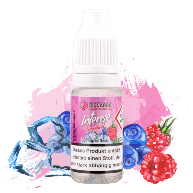 Riccardo Intense E-Liquid - Sky Gold - 10 ml Nikotinsalz