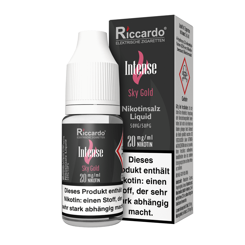 Riccardo Intense E-Liquid - Sky Gold - 10 ml Nikotinsalz 