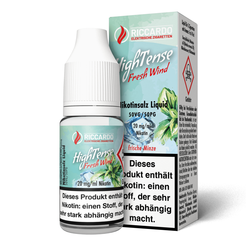 Riccardo HighTense - Fresh Wind - 10 ml Nikotinsalz Liquid 