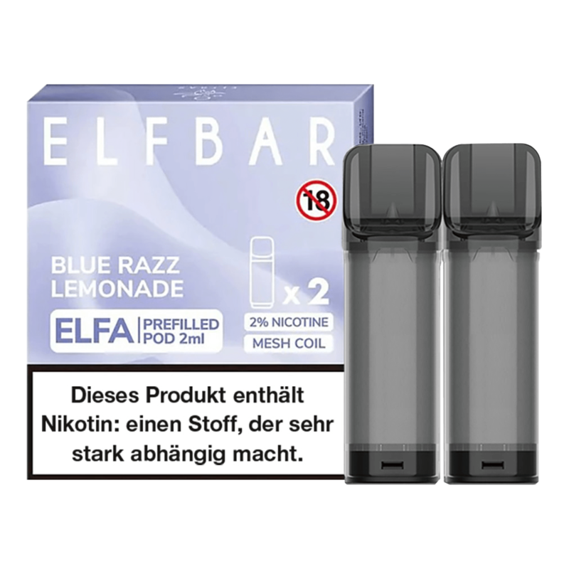 ELF Bar ELFA - Blue Razz Lemonade Pod - 2er Pack