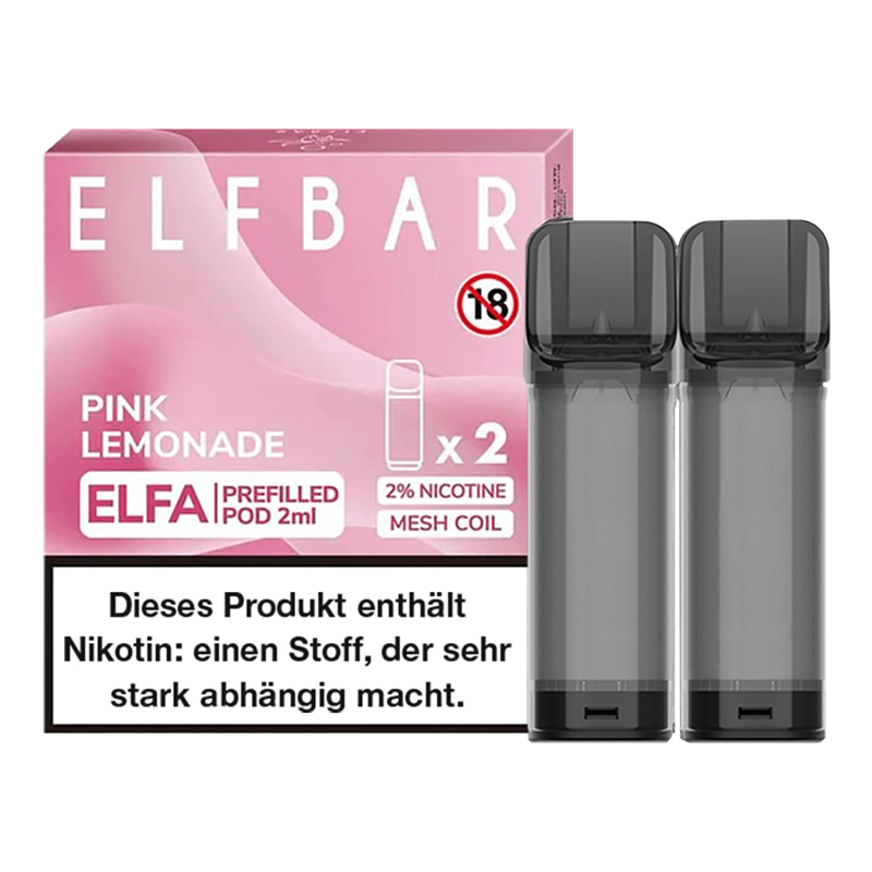 ELF Bar ELFA - Pink Lemonade Pod - 2er Pack