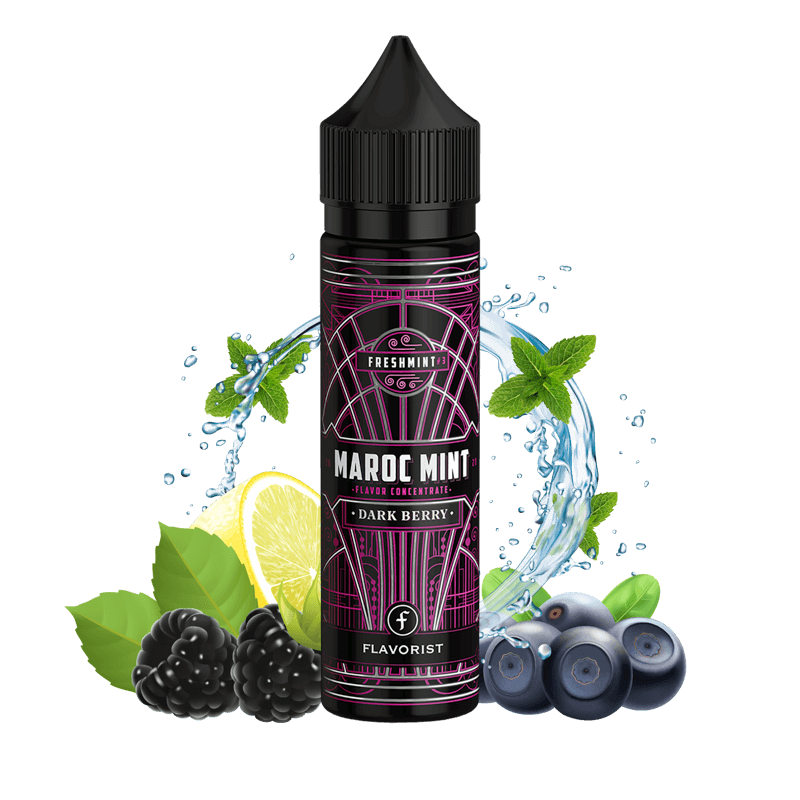 Flavorist Aroma - Maroc Mint - Dark Berry - 10 ml Longfill