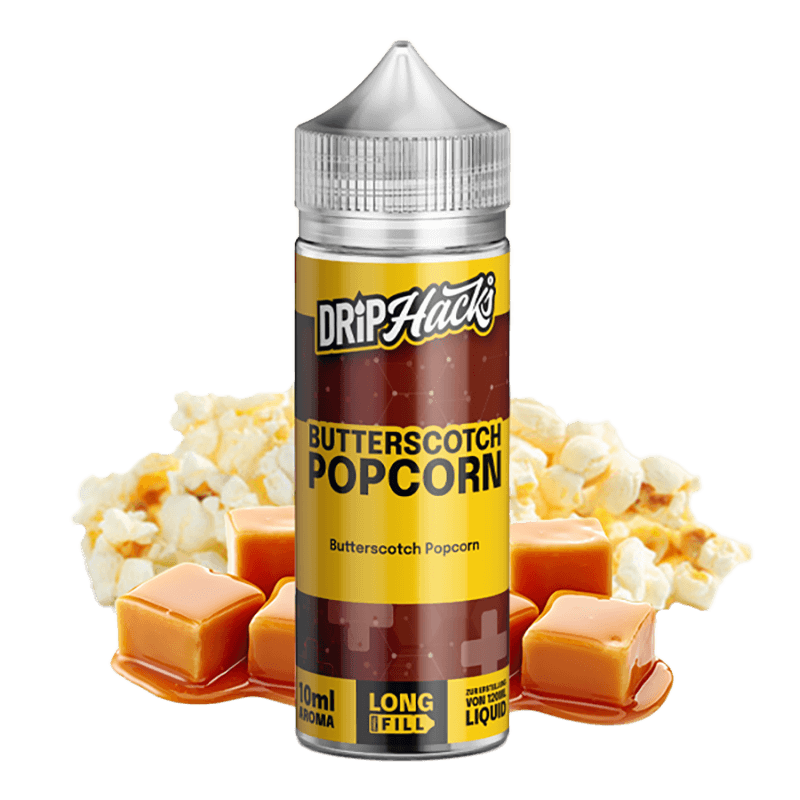 Drip Hacks Aroma - Butterscotch Popcorn - 10 ml Longfill