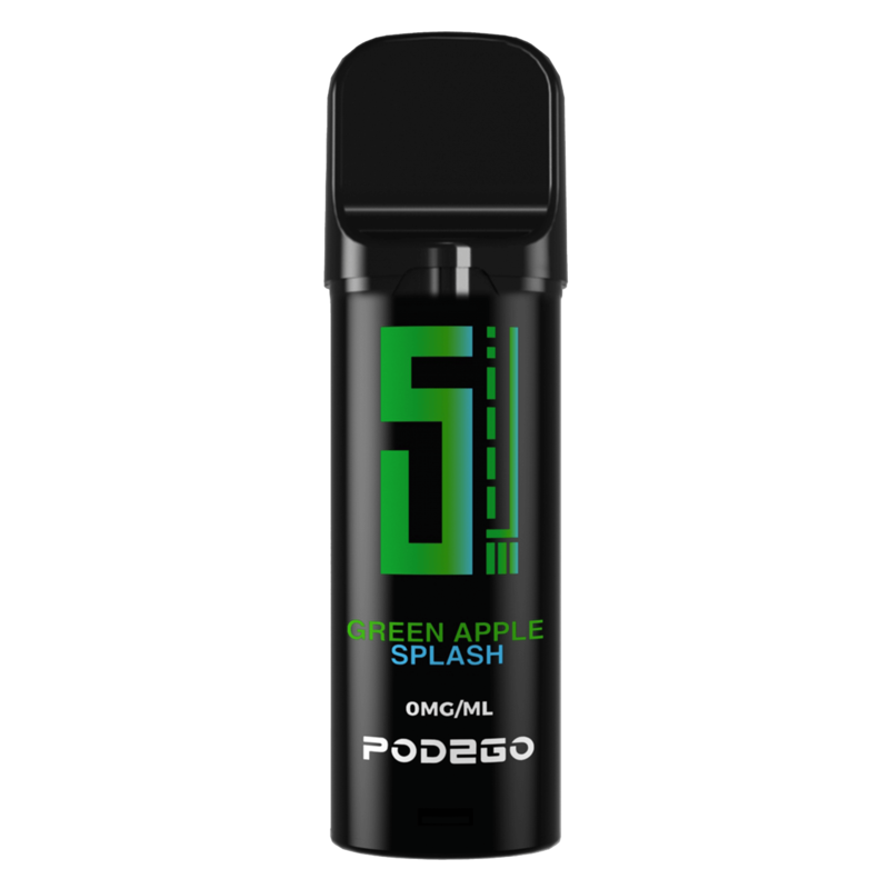 5EL Pod2Go - Green Apple Splash Pod - 1er Pack 