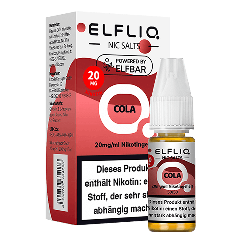 ELF Bar Elfliq - Cola - 10 ml Nikotinsalz 