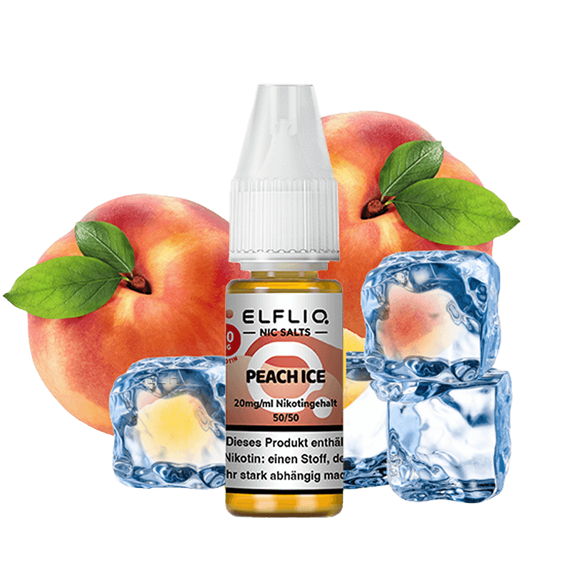 ELF Bar Elfliq - Peach Ice - 10 ml Nikotinsalz 