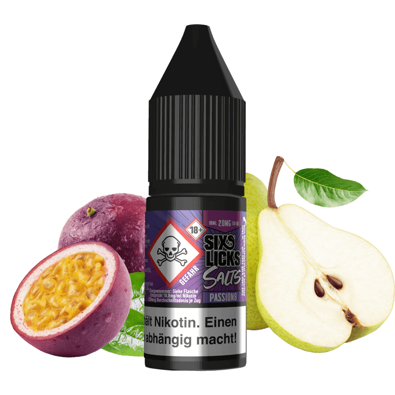 Six Licks E-Liquid - Passion8 - 10 ml Nikotinsalz