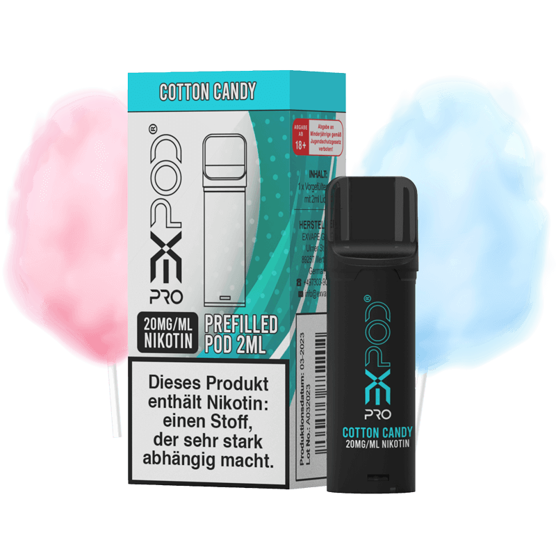 eXvape EXPOD Pro - Cotton Candy Pod - 1er Pack