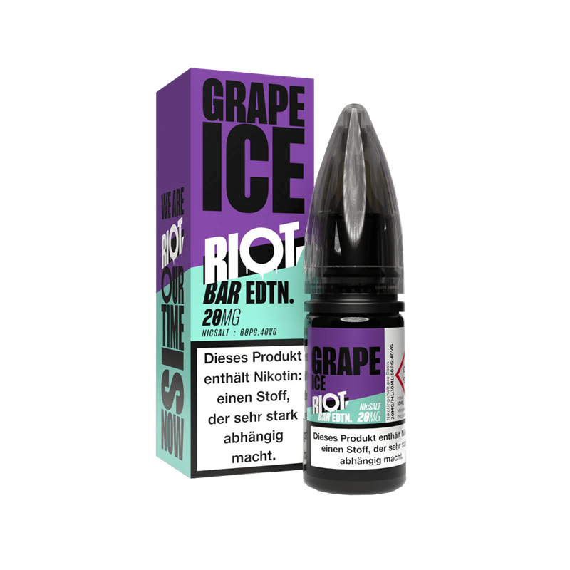 Riot Squad BAR EDTN E-Liquid - Grape Ice - 10 ml Nikotinsalz 