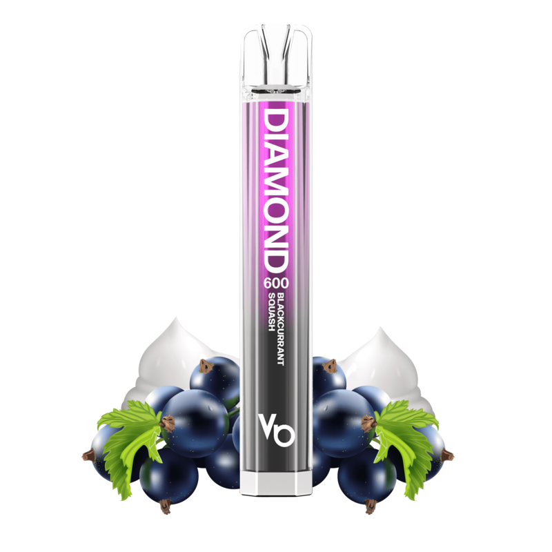 Vapes Bars Diamond 600 - Blackcurrant Squash - Einweg E-Zigarette