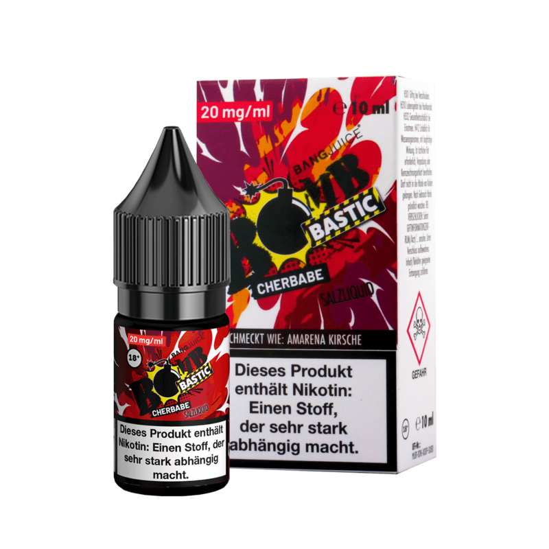 Bang Juice - BOMBBASTIC - Cherbabe - 10 ml Nikotinsalz Liquid 